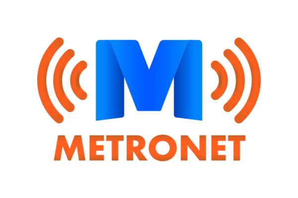 Metronet logo with big letter M