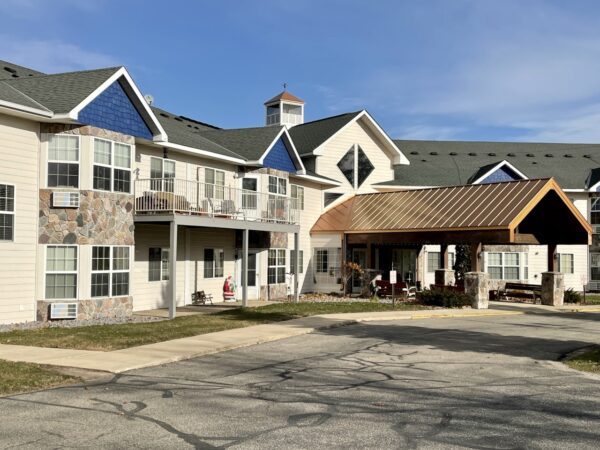 Exterior of the assisted living facility