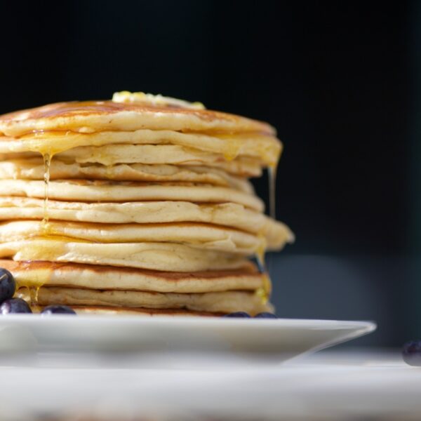 a stack of pancakes